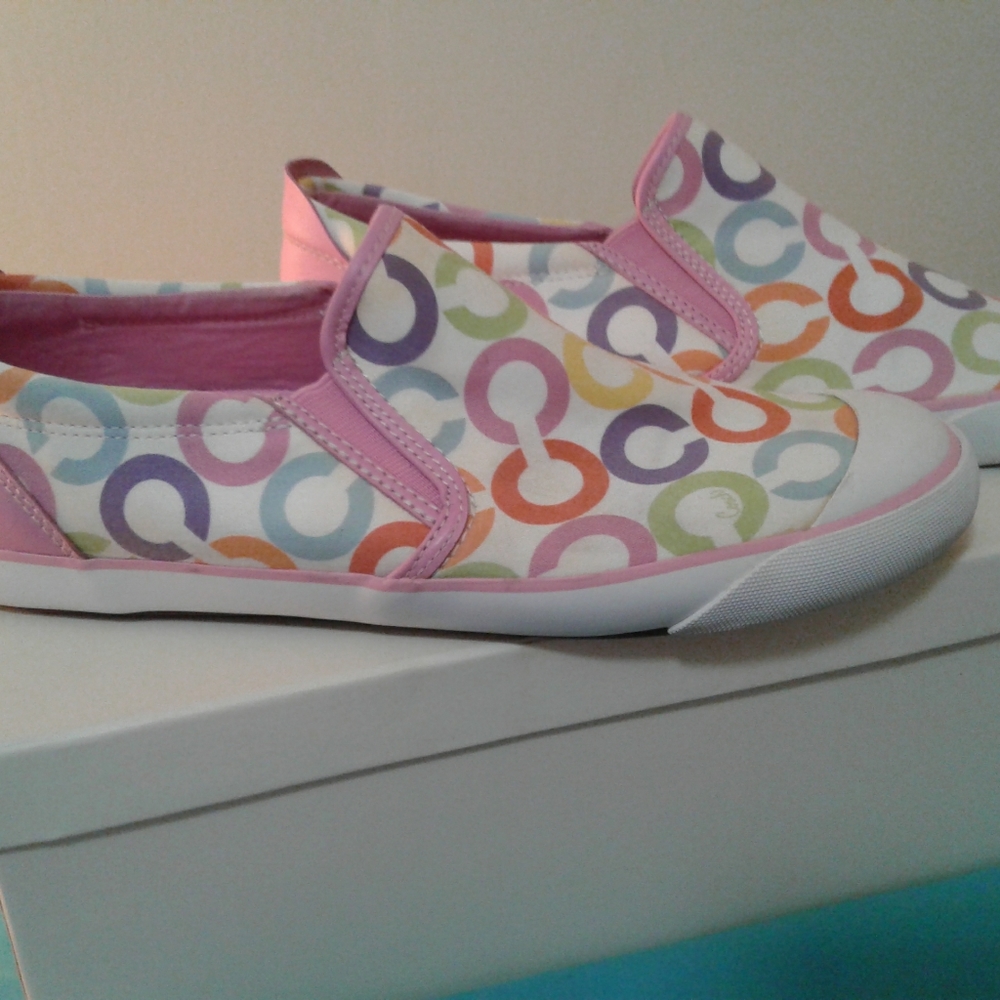 Coach slide on sneakers
